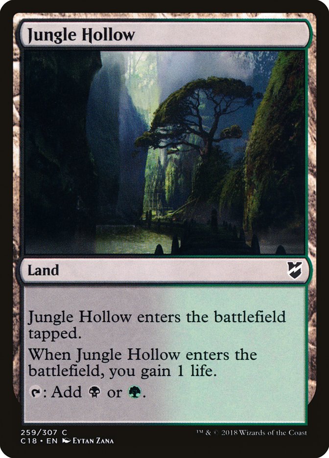 Jungle Hollow [Commander 2018] | Impulse Games and Hobbies
