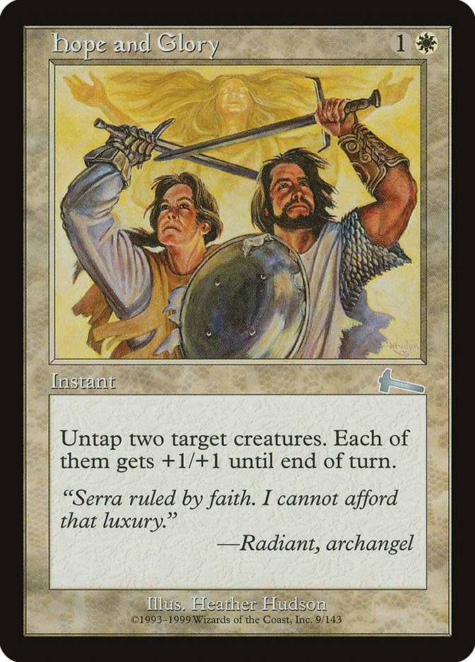 Hope and Glory [Urza's Legacy] | Impulse Games and Hobbies
