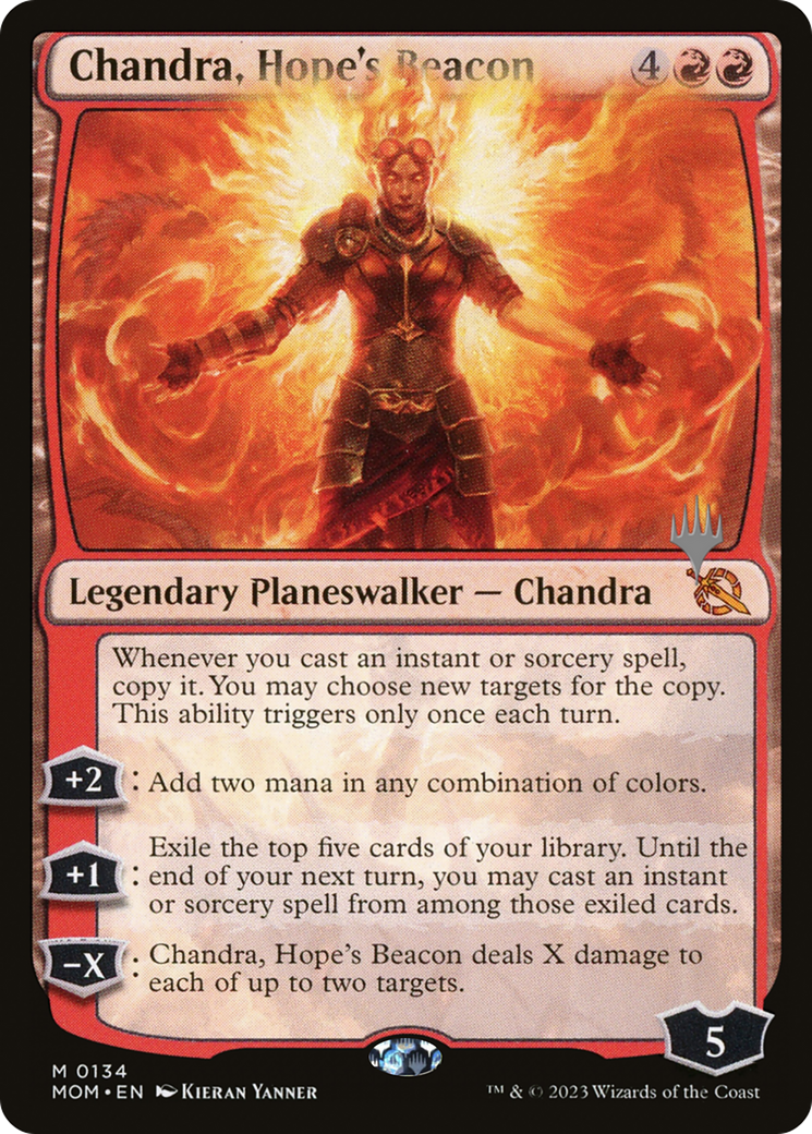 Chandra, Hope's Beacon (Promo Pack) [March of the Machine Promos] | Impulse Games and Hobbies