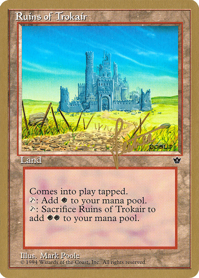 Ruins of Trokair (Bertrand Lestree) [Pro Tour Collector Set] | Impulse Games and Hobbies