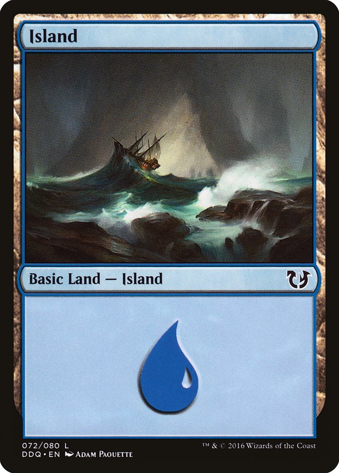 Island (72) [Duel Decks: Blessed vs. Cursed] | Impulse Games and Hobbies