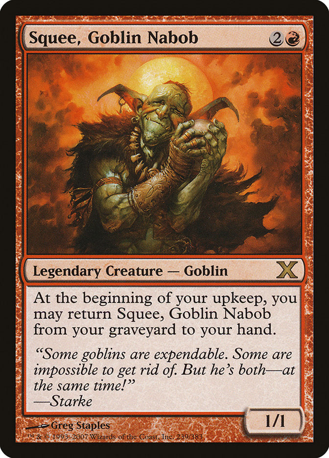 Squee, Goblin Nabob [Tenth Edition] | Impulse Games and Hobbies