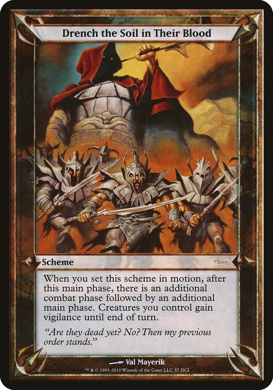 Drench the Soil in Their Blood (Schemes) [Promotional Schemes] | Impulse Games and Hobbies