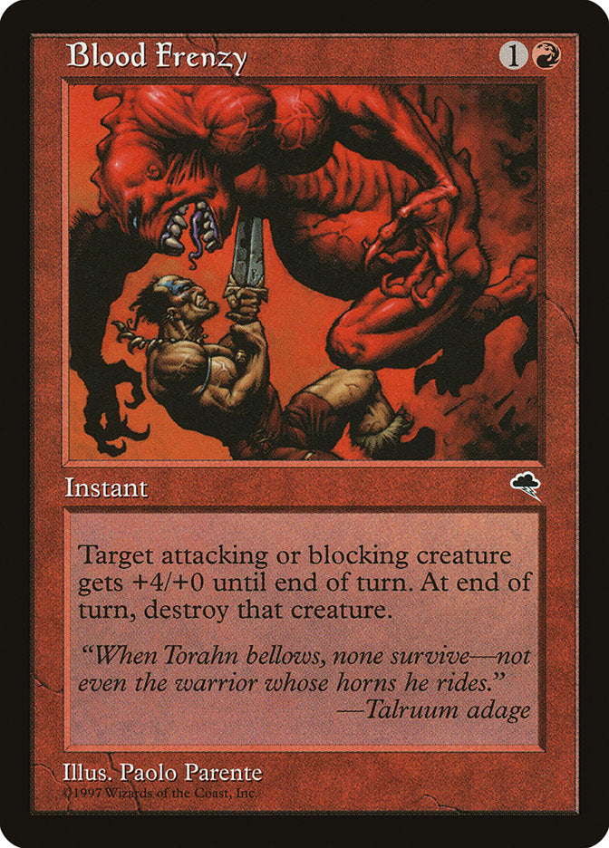 Blood Frenzy [Tempest] | Impulse Games and Hobbies