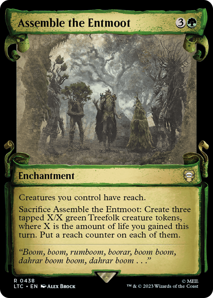 Assemble the Entmoot [The Lord of the Rings: Tales of Middle-Earth Commander Showcase Scrolls] | Impulse Games and Hobbies