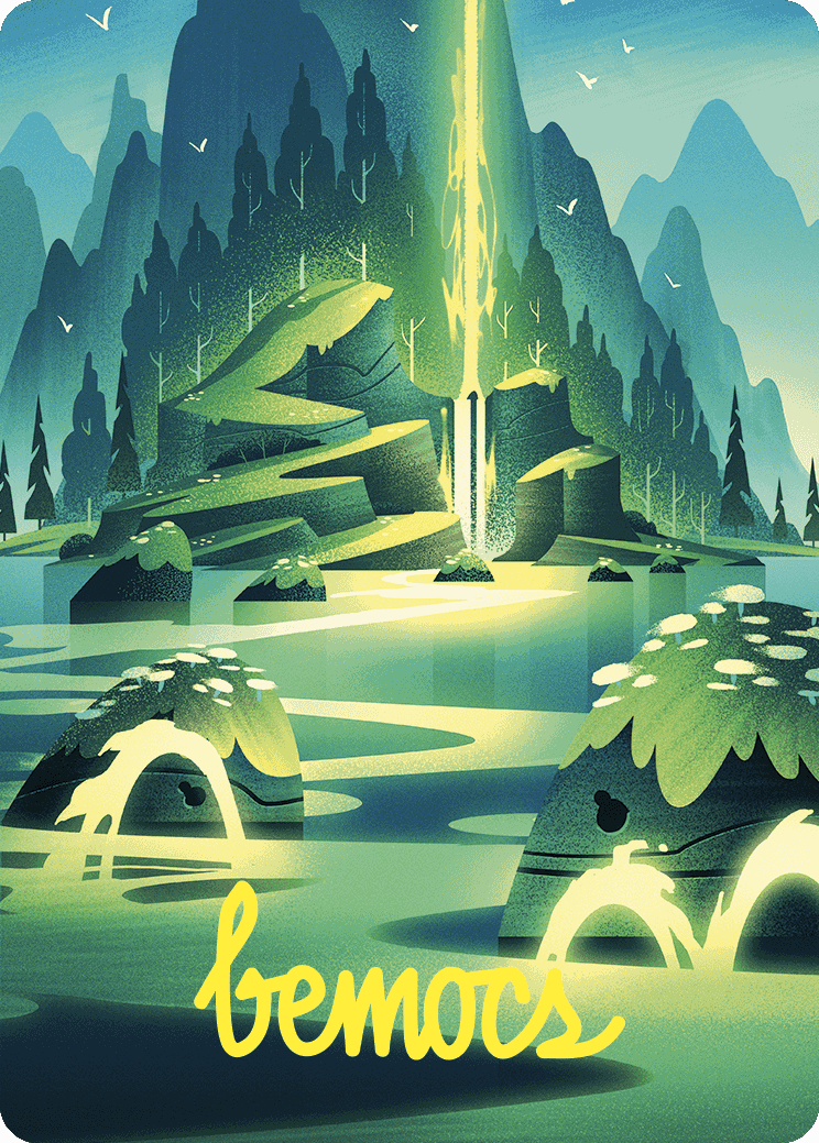 Leyline of Abundance Art Card (Gold-Stamped Signature) [Wilds of Eldraine Art Series] | Impulse Games and Hobbies