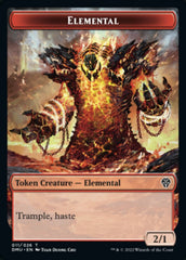 Soldier // Elemental Double-sided Token [Dominaria United Tokens] | Impulse Games and Hobbies