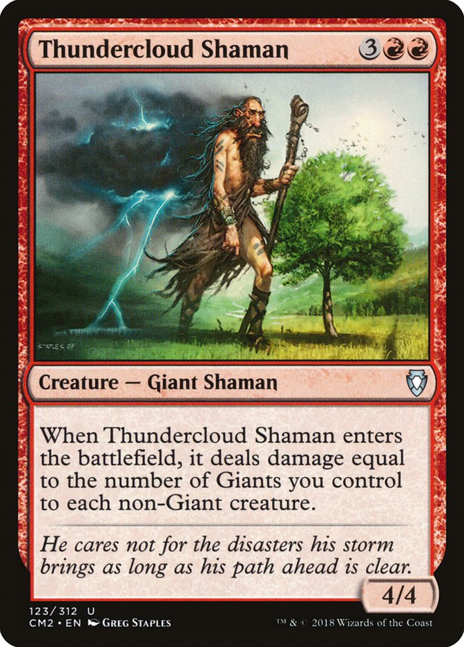 Thundercloud Shaman [Commander Anthology Volume II] | Impulse Games and Hobbies