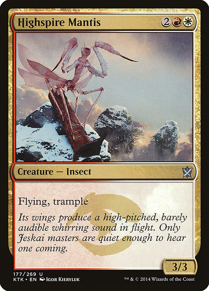 Highspire Mantis [Khans of Tarkir] | Impulse Games and Hobbies