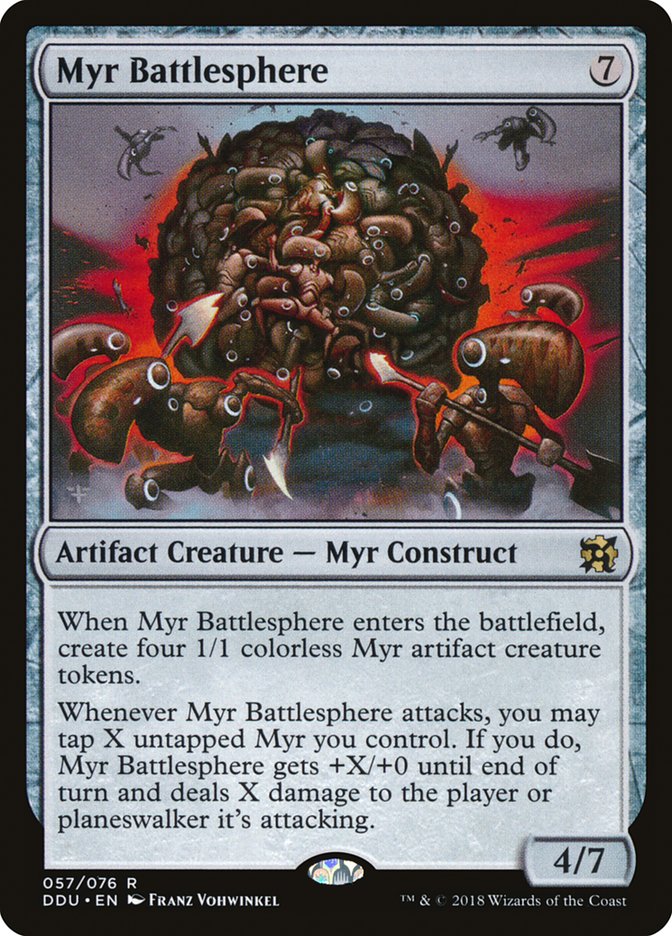 Myr Battlesphere [Duel Decks: Elves vs. Inventors] | Impulse Games and Hobbies
