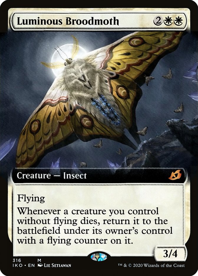 Luminous Broodmoth (Extended Art) (316) [Ikoria: Lair of Behemoths] | Impulse Games and Hobbies
