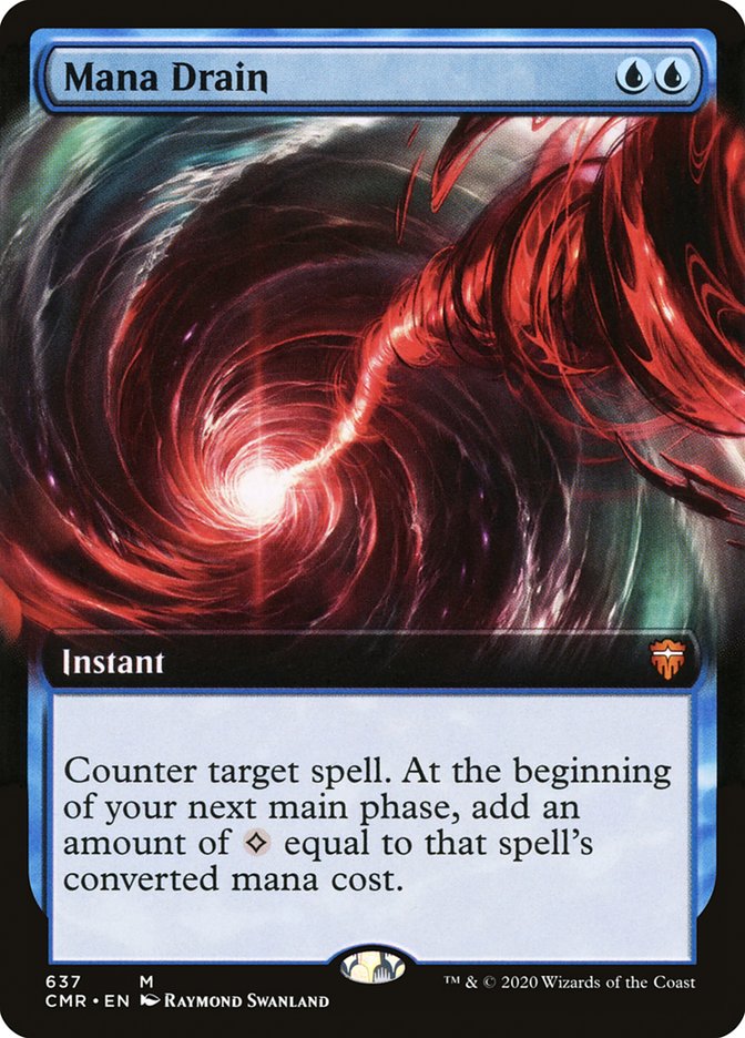 Mana Drain (Extended Art) [Commander Legends] | Impulse Games and Hobbies