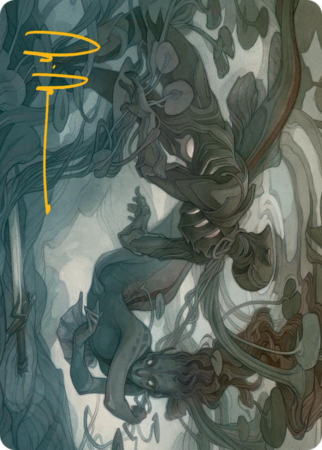 Emry, Lurker of the Loch Art Card (Gold-Stamped Signature) [March of the Machine Art Series] | Impulse Games and Hobbies