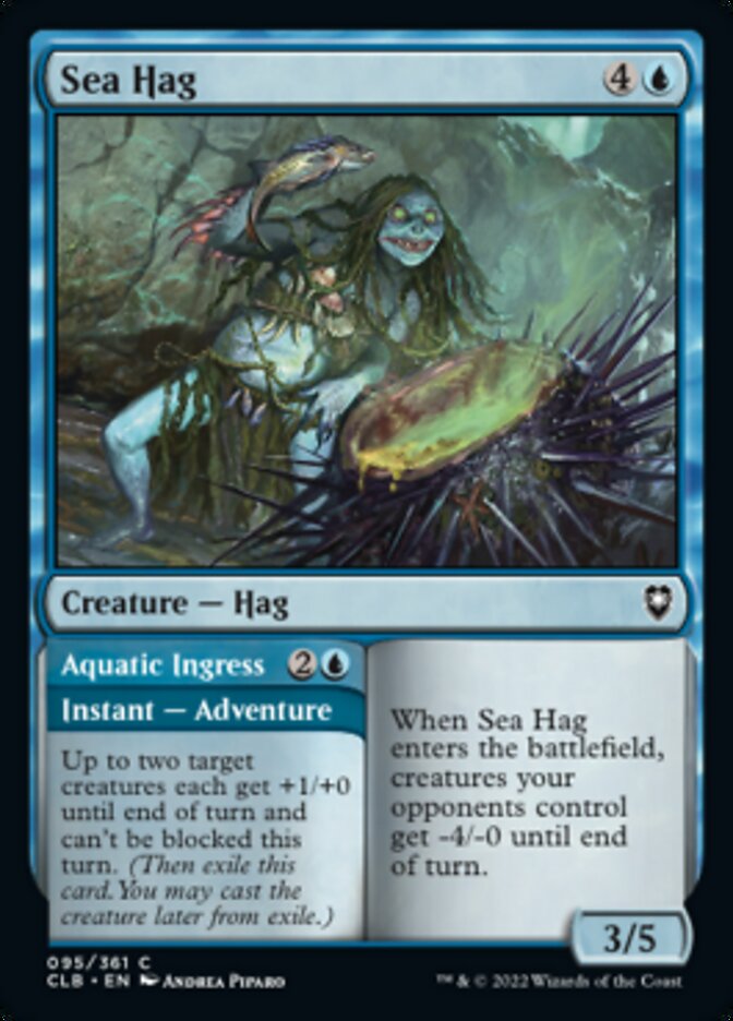 Sea Hag // Aquatic Ingress [Commander Legends: Battle for Baldur's Gate] | Impulse Games and Hobbies