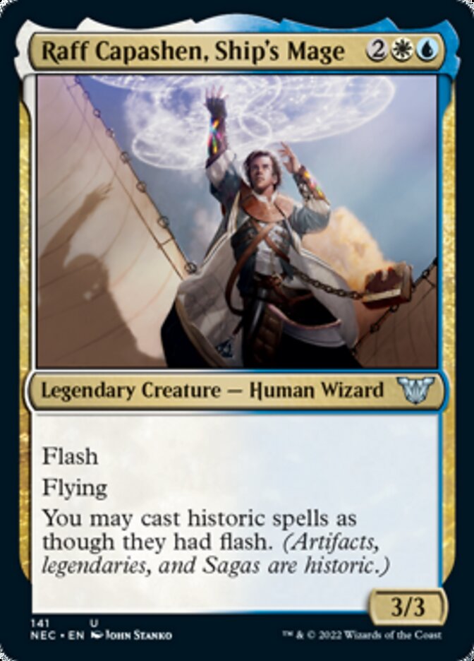 Raff Capashen, Ship's Mage [Kamigawa: Neon Dynasty Commander] | Impulse Games and Hobbies