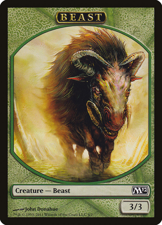 Beast Token [Magic 2012 Tokens] | Impulse Games and Hobbies