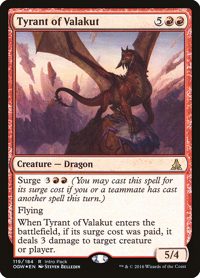 Tyrant of Valakut (Intro Pack) [Oath of the Gatewatch Promos] | Impulse Games and Hobbies