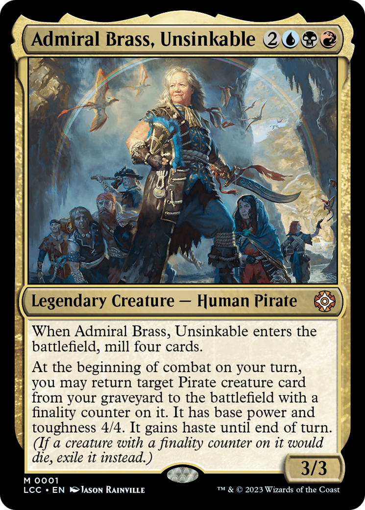 Admiral Brass, Unsinkable [The Lost Caverns of Ixalan Commander] | Impulse Games and Hobbies