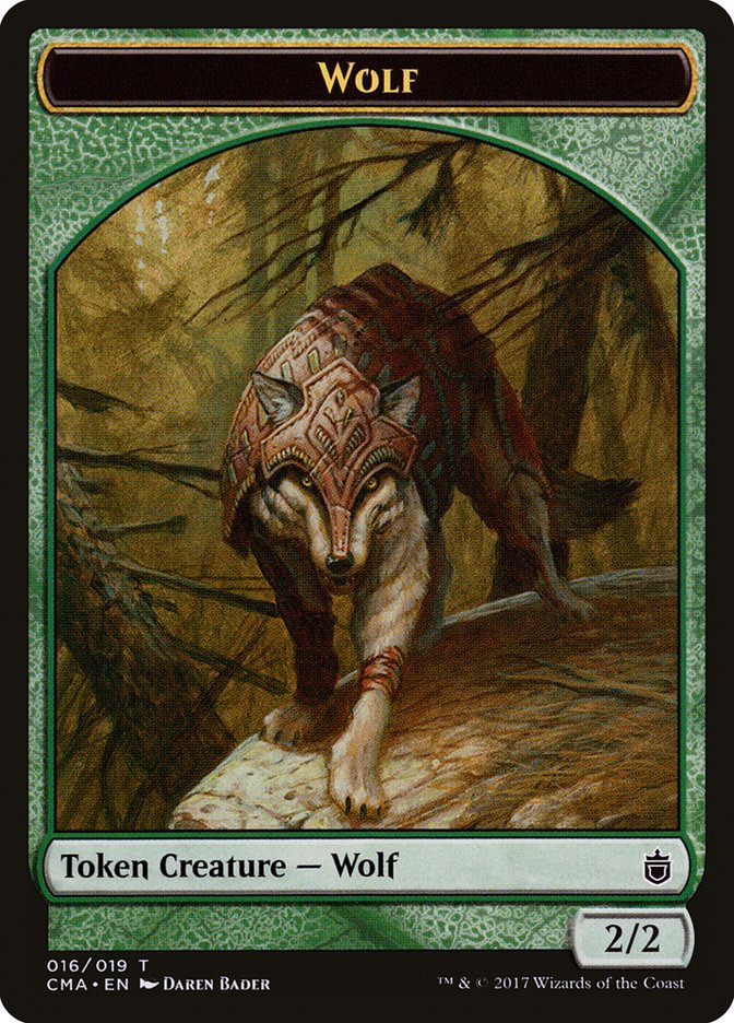 Wolf (016/019) [Commander Anthology Tokens] | Impulse Games and Hobbies