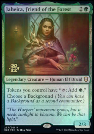 Jaheira, Friend of the Forest [Commander Legends: Battle for Baldur's Gate Prerelease Promos] | Impulse Games and Hobbies