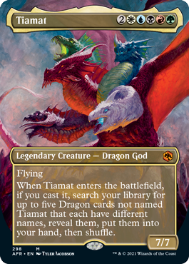 Tiamat (Extended) (Alternative art) [Dungeons & Dragons: Adventures in the Forgotten Realms] | Impulse Games and Hobbies