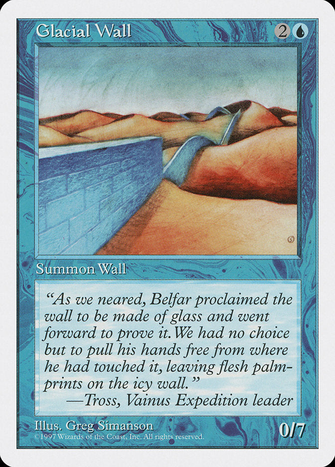 Glacial Wall [Fifth Edition] | Impulse Games and Hobbies