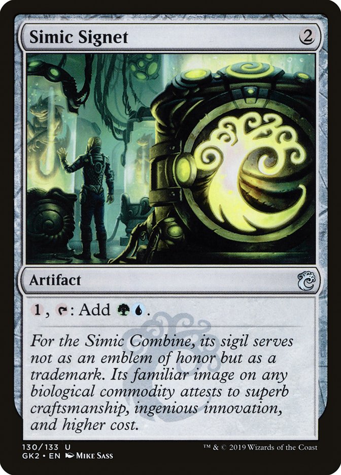 Simic Signet [Ravnica Allegiance Guild Kit] | Impulse Games and Hobbies