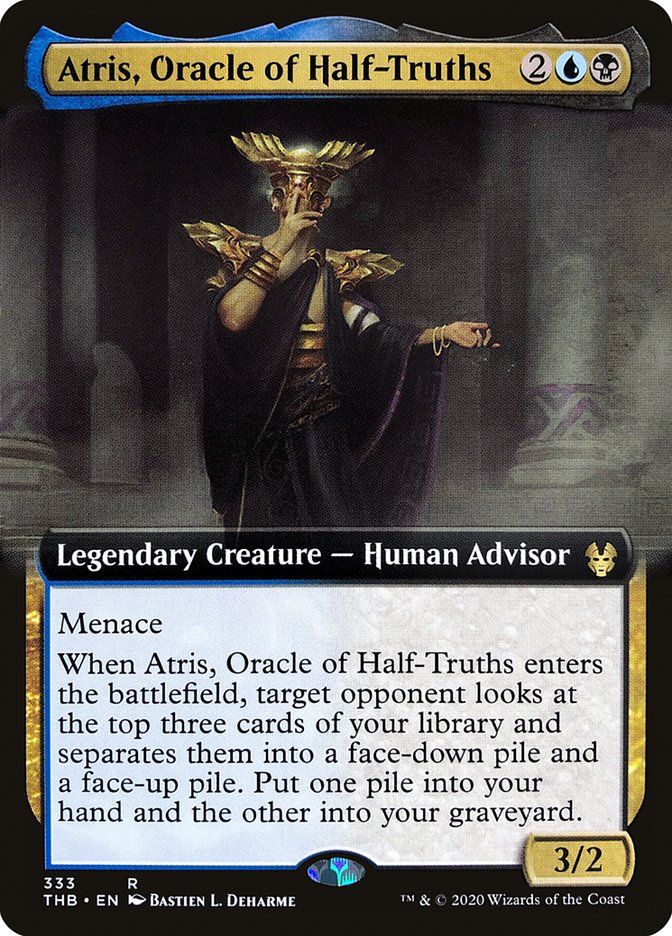 Atris, Oracle of Half-Truths (Extended Art) [Theros Beyond Death] | Impulse Games and Hobbies