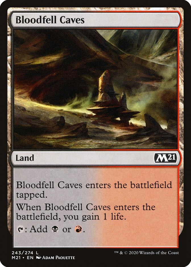 Bloodfell Caves [Core Set 2021] | Impulse Games and Hobbies