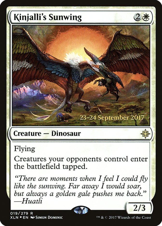 Kinjalli's Sunwing [Ixalan Prerelease Promos] | Impulse Games and Hobbies