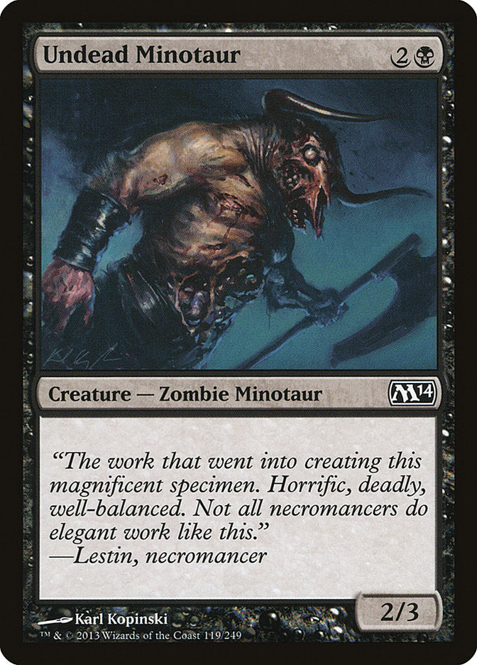 Undead Minotaur [Magic 2014] | Impulse Games and Hobbies