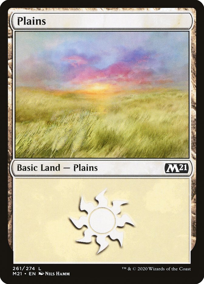 Plains (261) [Core Set 2021] | Impulse Games and Hobbies