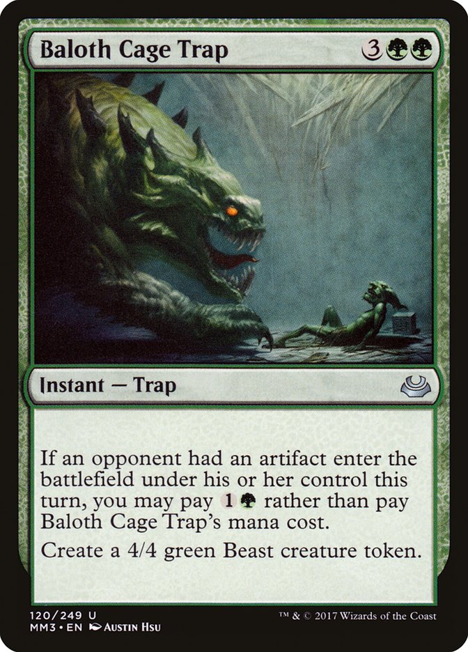 Baloth Cage Trap [Modern Masters 2017] | Impulse Games and Hobbies