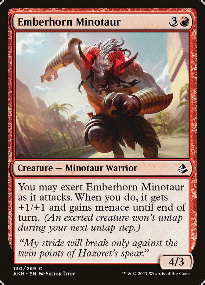 Emberhorn Minotaur [Amonkhet] | Impulse Games and Hobbies