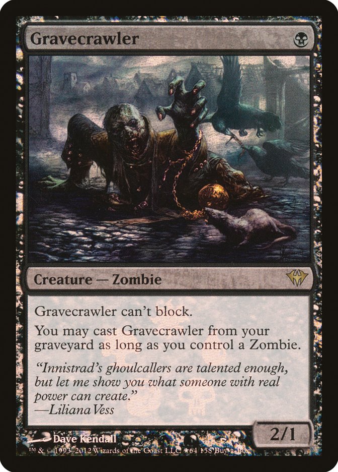 Gravecrawler (Buy-A-Box) [Dark Ascension Promos] | Impulse Games and Hobbies