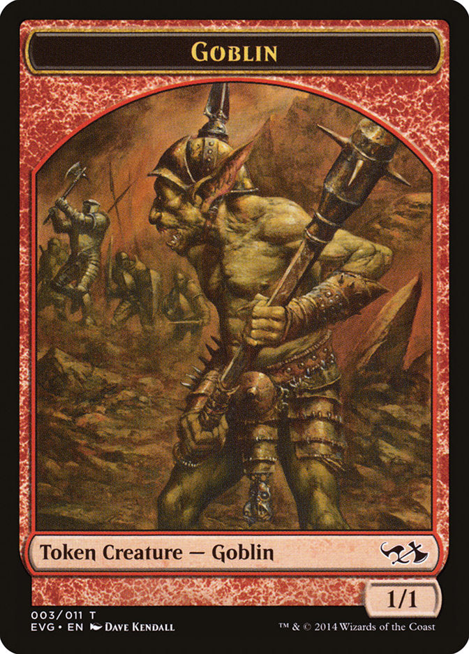 Goblin Token (Elves vs. Goblins) [Duel Decks Anthology Tokens] | Impulse Games and Hobbies