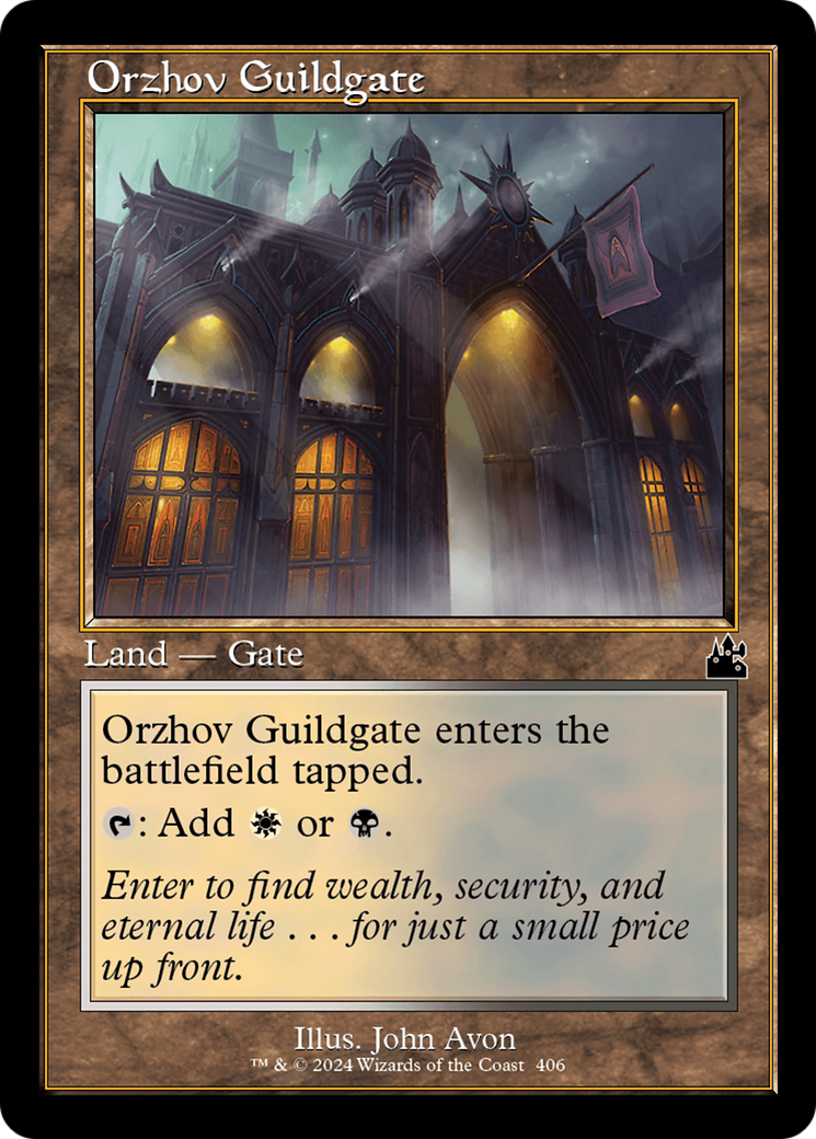 Orzhov Guildgate (Retro Frame) [Ravnica Remastered] | Impulse Games and Hobbies