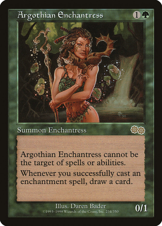Argothian Enchantress [Urza's Saga] | Impulse Games and Hobbies