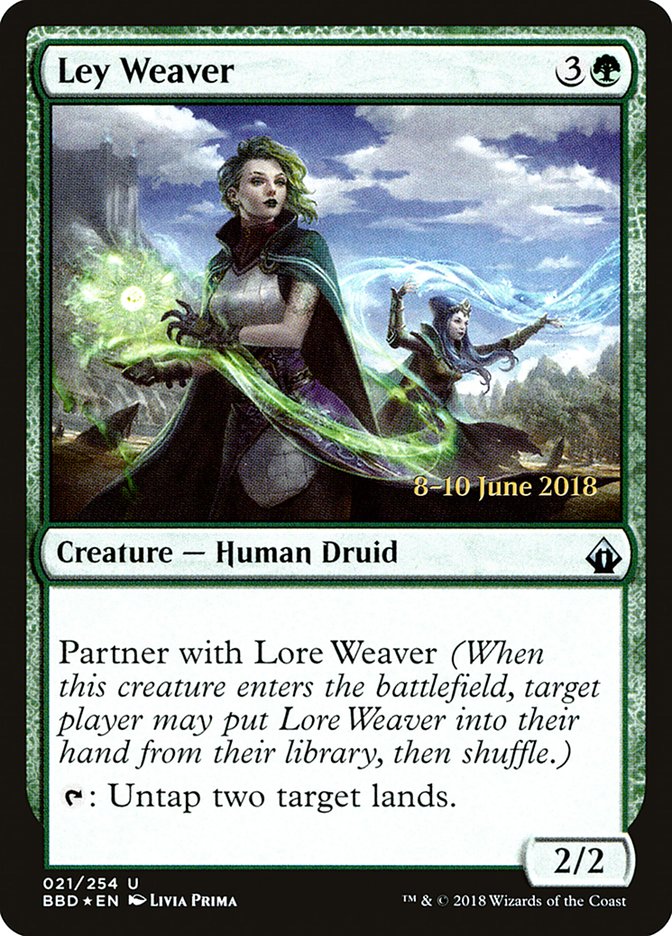 Ley Weaver [Battlebond Prerelease Promos] | Impulse Games and Hobbies