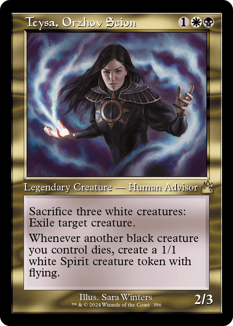 Teysa, Orzhov Scion (Retro Frame) [Ravnica Remastered] | Impulse Games and Hobbies