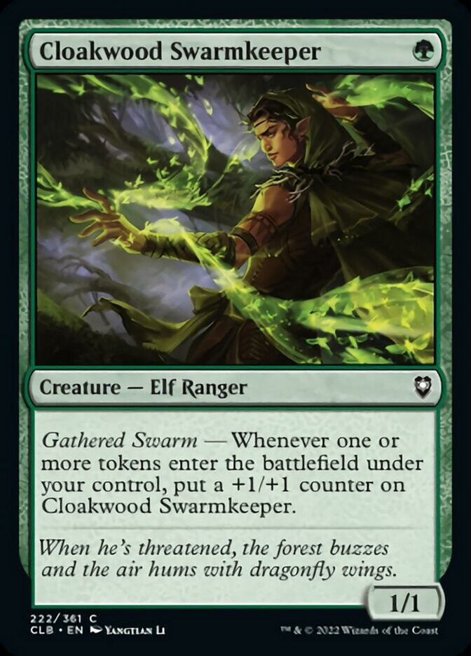 Cloakwood Swarmkeeper [Commander Legends: Battle for Baldur's Gate] | Impulse Games and Hobbies