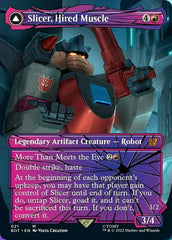 Slicer, Hired Muscle // Slicer, High-Speed Antagonist (Shattered Glass) [Universes Beyond: Transformers] | Impulse Games and Hobbies