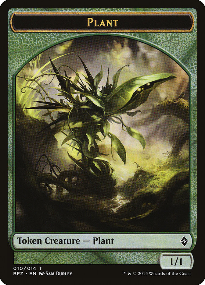 Plant [Battle for Zendikar Tokens] | Impulse Games and Hobbies