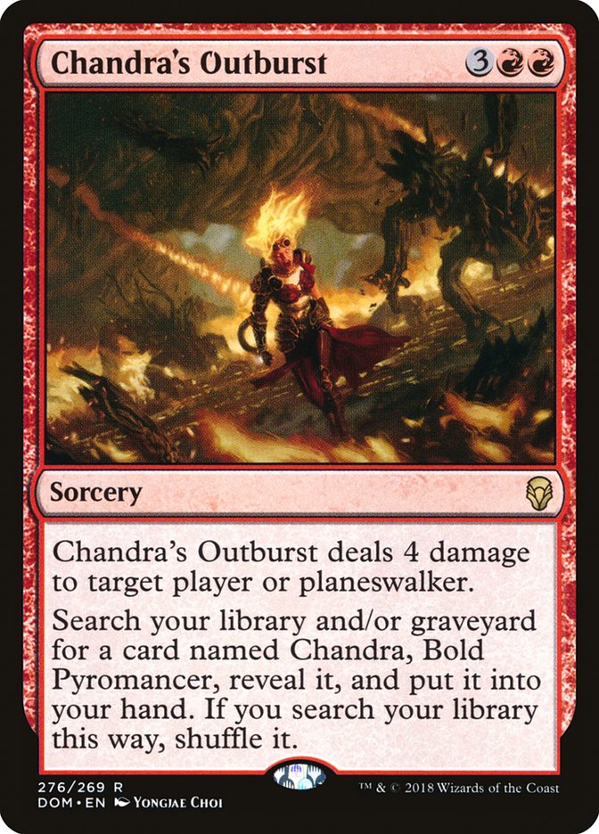 Chandra's Outburst [Dominaria] | Impulse Games and Hobbies