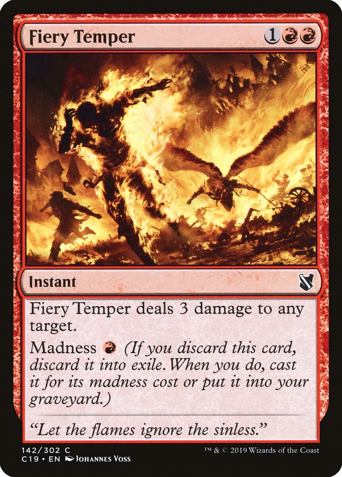 Fiery Temper [Commander 2019] | Impulse Games and Hobbies