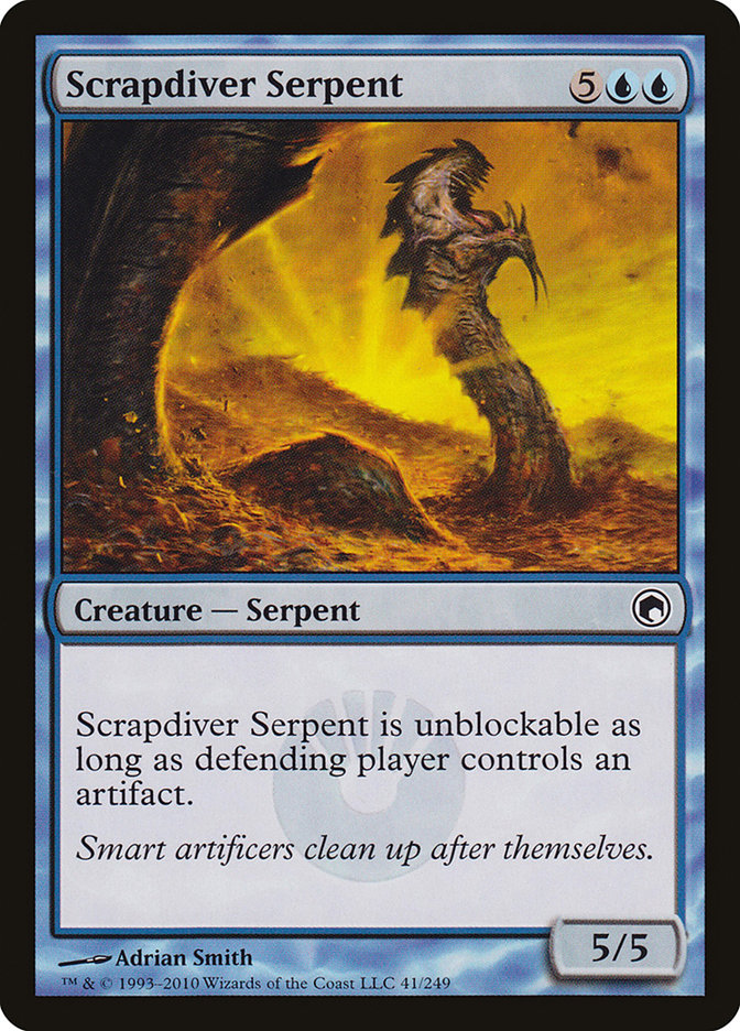 Scrapdiver Serpent [Scars of Mirrodin] | Impulse Games and Hobbies