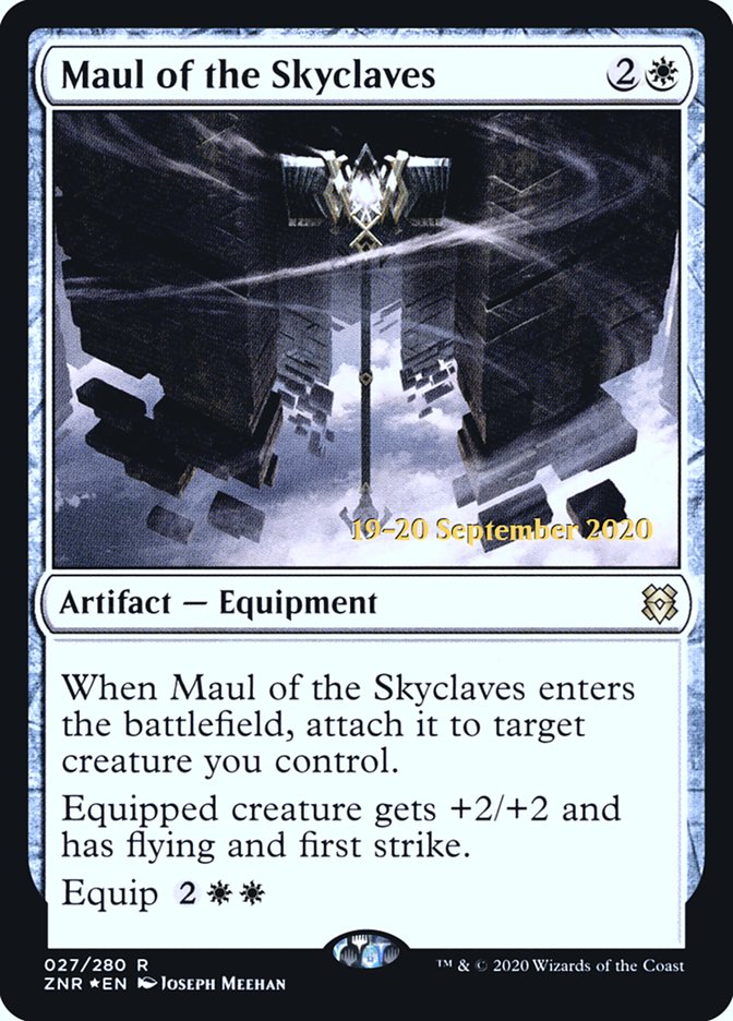 Maul of the Skyclaves  (Prerelease) [Zendikar Rising Prerelease Promos] | Impulse Games and Hobbies