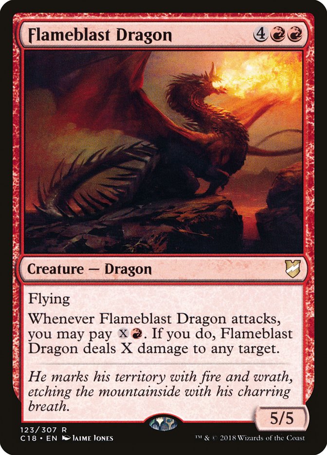 Flameblast Dragon [Commander 2018] | Impulse Games and Hobbies