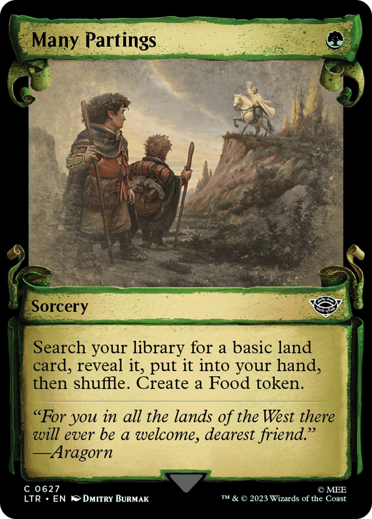 Many Partings [The Lord of the Rings: Tales of Middle-Earth Showcase Scrolls] | Impulse Games and Hobbies