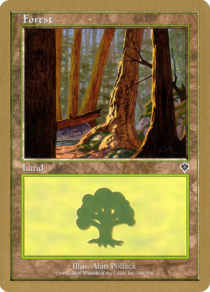 Forest (jt348a) (Jan Tomcani) [World Championship Decks 2001] | Impulse Games and Hobbies